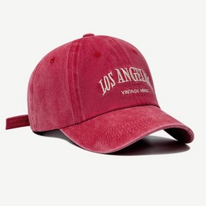 디아쿠아 남녀공용 LA 심플 자수 야구모자 볼캡 모자
