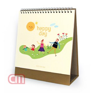 해피데이 탁상용 달력 2025년 데스크 미니 캘린더