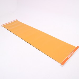 비바리안 슬라이드보드 슬라이딩보드 홈케이팅 홈스케이팅 보드 (200cmx50cm), 보드1P+보관백1P+고정스트랩1P+슈즈커버2P(1+1), 오렌지(200x50cm)