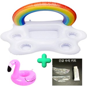 무지개 풀파티 플러팅 튜브트레이, 1개