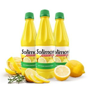 레몬즙 하이볼 레몬 착즙 주스 쥬스 원액 농축액 수 물 차, 3병, 500ml