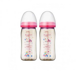 더블하트 소프트터치 모유실감 PPSU 젖병 트윈팩 240ml, 토이, 1세트