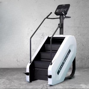 스텝퍼 가정용 계단 오르기 헬스장 걷기 운동기구, 스퀘어 헤드 블랙