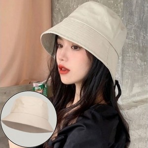 피에스러브미 버킷햇 벙거지 오버핏 남녀공용 모자