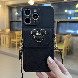 힐링센트 아이폰 15 시리즈 곰돌이 카드 스트랩 케이스