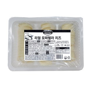 도노 리얼모짜렐라치즈 (100매) 1kg 슬라이스치즈 카프레제, 1개, 1개