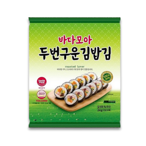 바다모아 잘 터지지 않는 두번 구운 김밥김 10매 24g, 1개