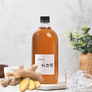 프리미엄 수제 생강 식초 자연발효 건강식초, 1개, 1L