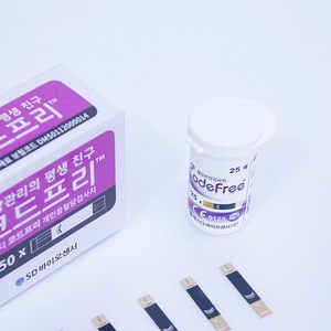 SD바이오센서 SD코드프리 정품 혈당시험지 측정지, 50개입, 2개