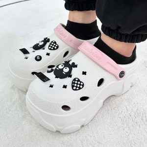 에르모소 [당일배송] EVA 7cm 먼지 통굽 키다리 아쿠아 슬리퍼 키높이슬리퍼 미용실 네일샵 사무실슬리퍼 나레이터 신발악세사리 HS-S106