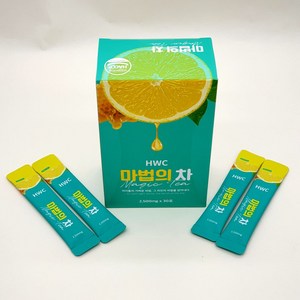 HWC 마법의 차 아이돌워터 우바홍차 레몬 녹차, 30포 x 75g x 1개