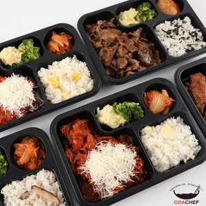 오다셰프 대왕고기 밥보다 고기 냉동 도시락 5종 식단관리 직장인 한끼식사 식단 건강, 세트구성 5종 10팩, 1개, 500g