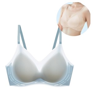 어썸브라 여름 쿨링브라 노와이어 빅사이즈 패드고정 버클브래지어