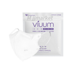 비움 에코 황사 방역 마스크 대형 KF94, 25개입, 4개, 화이트