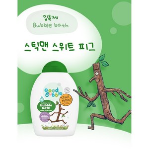 굿버블 입욕제 바디워시 거품목욕놀이 신생아, 1개, 스틱맨스윗피그(달콤한무화과향), 400ml