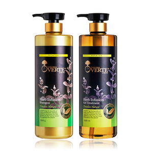 오베르떼 허브 인퓨전 샴푸 겔트리트먼트 1000ml 세트, 1개