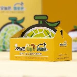 구미멜론빵 오늘은멜로온 구미관광기념품 특산물 칸탈로프멜론 멜론빵 멜론만쥬, 6개, 168g