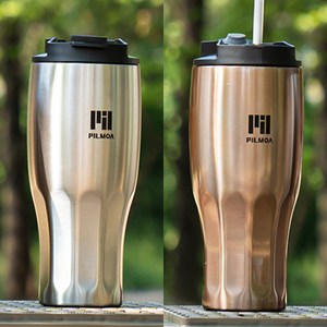 1+1 필모아 보온 보냉 스텐 텀블러 E900 대용량, 3. 1+1 필모아 텀블러 900ml 로즈골드+실버, 로즈골드+실버, 900ml
