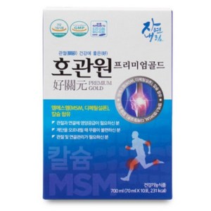 호관원 프리미엄골드 관절 연골 MSM 칼슘 70mlx10포, 70ml, 10개