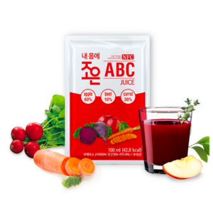 내몸에 조은 ABC주스 100ml 30포 사과 비트 당근 클렌드 주스, 30개