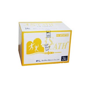덕우 정맥 카테타 / 혈관내튜브 카테타 / 24G 22G 20G 18G 50개입, 50개