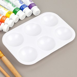 디케이 미술용 미니 파레트 6구 학교 빠렛트 팔레트