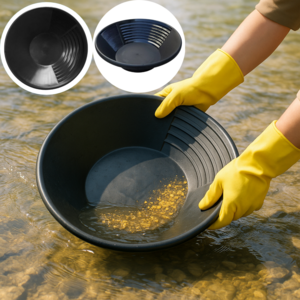 로디문 사금 패닝접시 지름 38cm 검정 블랙, 1개