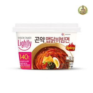 라이틀리 곤약 맵닭 비빔면, 230g, 4개