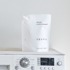 생활공작소 세탁세제 리필 그린플로럴향, 2L, 6개