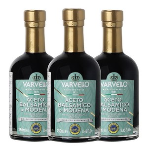 발베로 유기농 모데나 발사믹 식초 골드 250ml, 3개