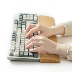 PROJECT511 코르크 키보드 손목받침대 팜레스트, 텐키리스 배열, 1개, 코르크색