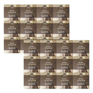 해피바스 오리지널 컬렉션 베이비파우더 비누 12입 x2, 90g