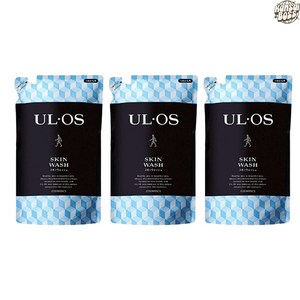 [간사이보스] ULOS 우르오스 스킨워시 리필용 리필420ml, 420ml, 3개