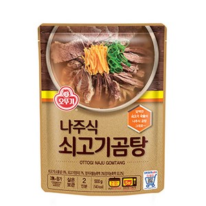 오뚜기 나주식 쇠고기 곰탕, 3개, 500g