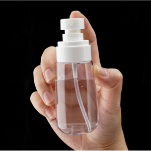 여행용 뷰티 휴대용 로션 펌프 공병, 투명+화이트캡, 100ml, 5개
