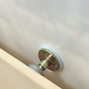 침대 헤드 고정 가구수평 무타공 가구 스토퍼, L, 48g, 1개