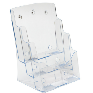 건코몰 프리미엄 아크릴진열대 A4꽂이 쇼케이스 전단지꽂이, 1개