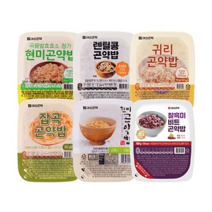 대신 곤약밥 6종 현미 귀리 외 혼합, 150g, 12개