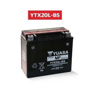 [유아사]야마하(YAMAHA) 로드스타1600 1700 - YTX20L-BS 배터리, 1개