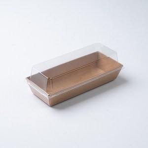 크라프트 샌드위치 포장용기 직사각 세트(100개입) 190*80*35mm, 1세트, 100개