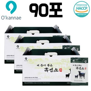 옻가네 내몸에 좋은 흑염소 진액(80ml x 90포) 사계절 보양식, 2.4L, 3개