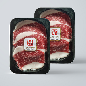 횡성축협한우 1등급 차돌박이 총400g 200g*2 (냉동), 200g, 2개