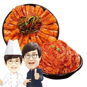 팽현숙 최양락의 맛있는 옛날 포기김치 10kg+총각김치 2kg, 1