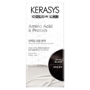 케라시스 단백질 크림 염모제 120g, 내추럴블랙, 1개