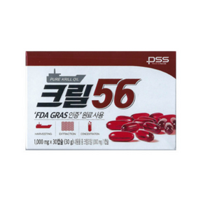 크릴56 크릴오일 1000 mg x 30캡슐 1개월, 30정, 1개