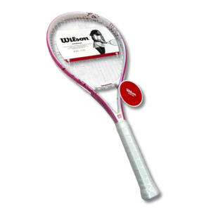 윌슨 테니스라켓 입문 초보 테니스채 남자 여자 성인, 1개, 핑크, 3242