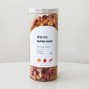 제로랩스 반려견 영양가득 져키 1kg, 단호박+토마토+연어, 1개