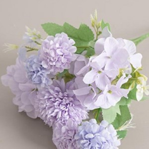 파스텔수국알륨부쉬 30cm 조화 인테리어, 2p, 라벤더