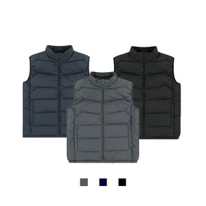 [스카이패션] 남성 겨울 방한 베이직 웰론 푸퍼 패딩 조끼 3종