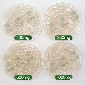 코인텍 식물성250mg 투명 공캡슐500개, 500개, 250mg